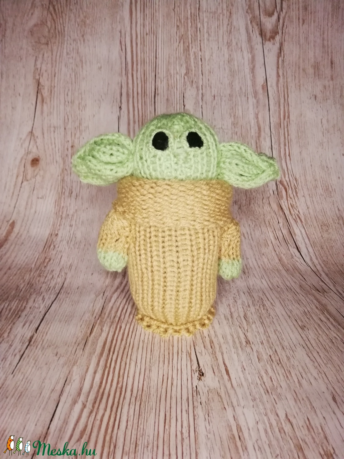 Kötött Baby Yoda/ Kis Yoda - játék & sport - plüssállat & játékfigura - Meska.hu