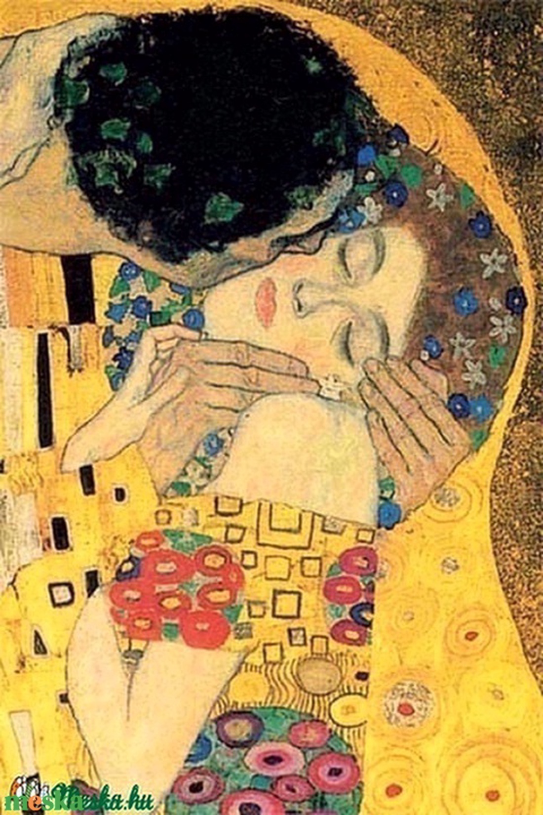 Klimt - A csók - otthon & életmód - dekoráció - kép & falikép - üvegkép - Meska.hu