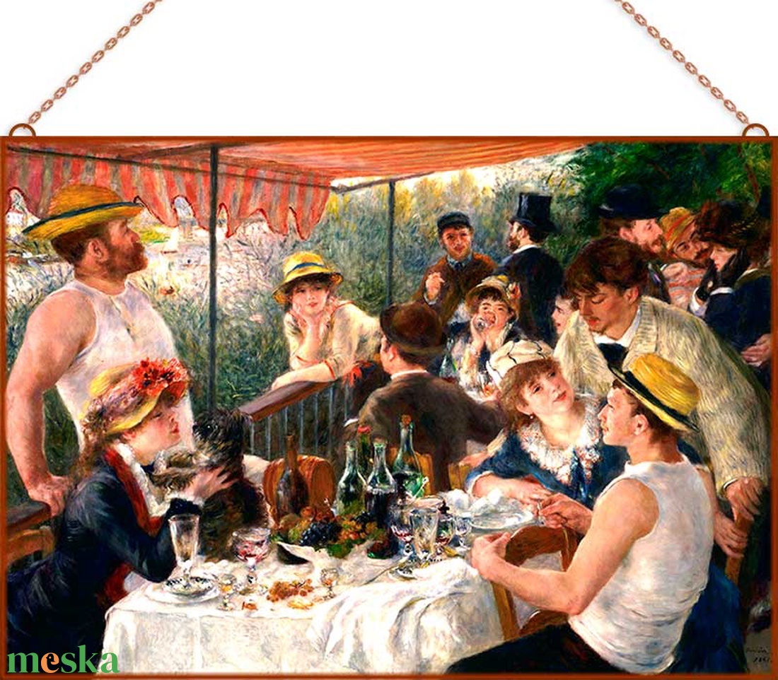 Renoir-Ball at the moulin (üvegkép) - otthon & életmód - dekoráció - kép & falikép - üvegkép - Meska.hu