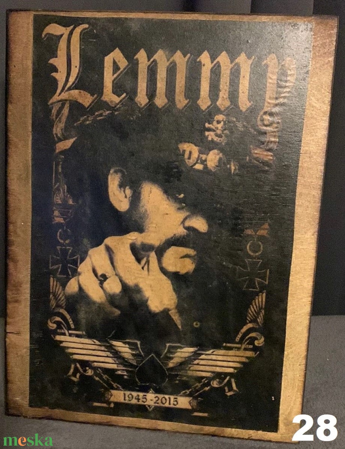 Lemmy fakép - otthon & életmód - dekoráció - dísztárgy - Meska.hu