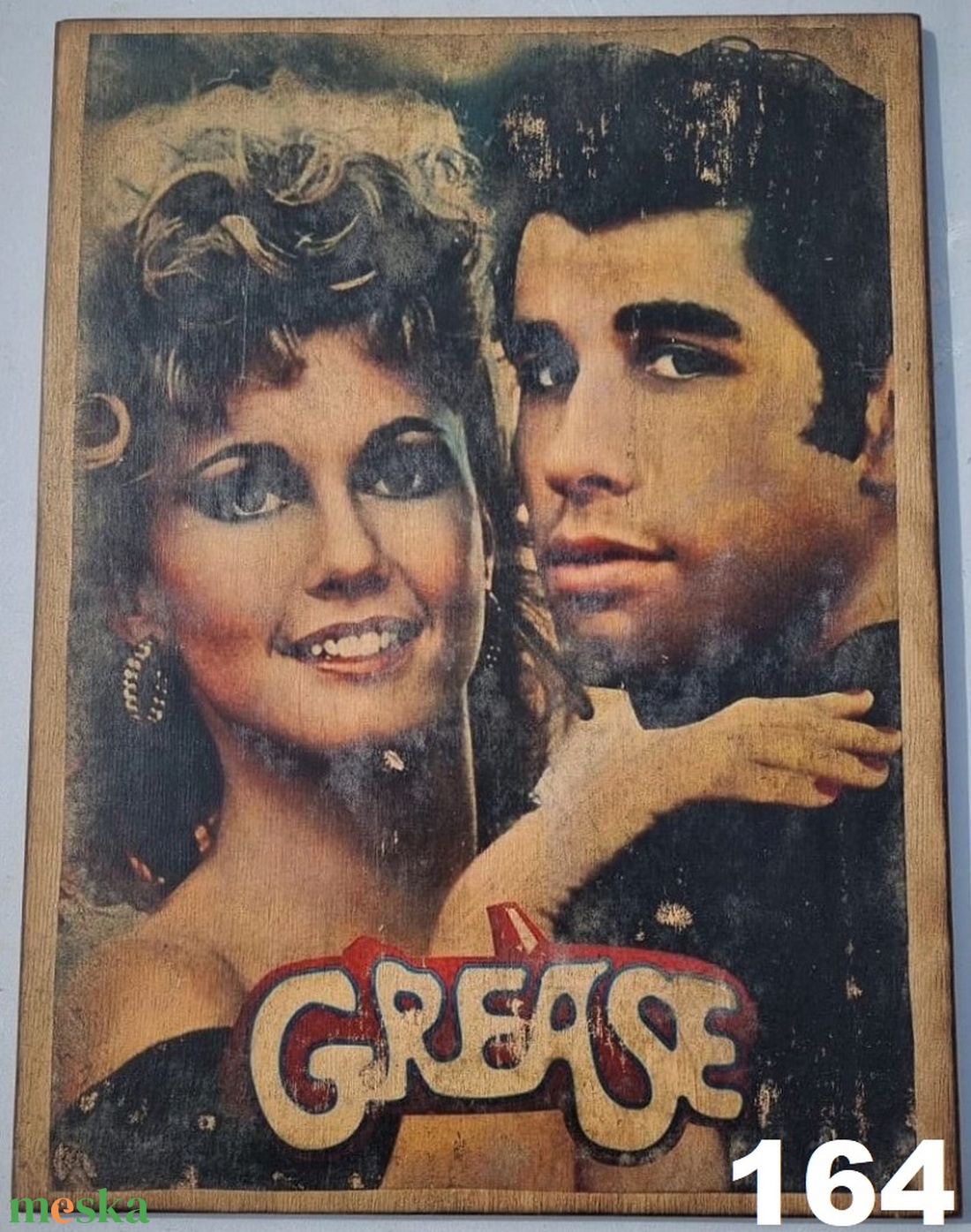 Grease fakép - otthon & életmód - dekoráció - dísztárgy - Meska.hu