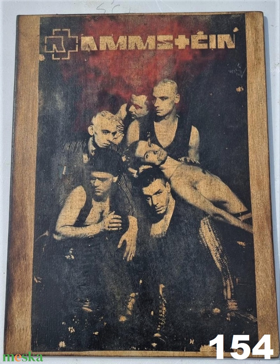 Rammstein fakép - otthon & életmód - dekoráció - dísztárgy - Meska.hu