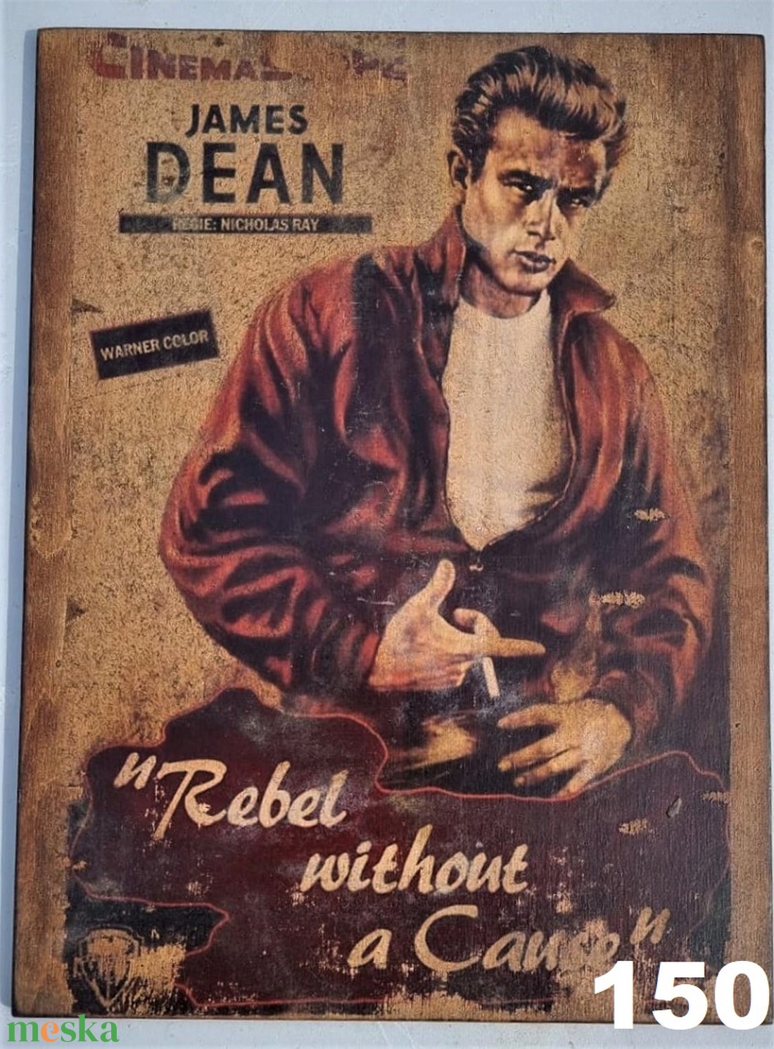 James Dean fakép - otthon & életmód - dekoráció - dísztárgy - Meska.hu