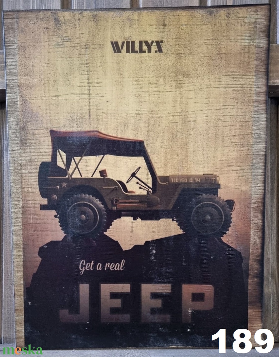 Willys Jeep fakép - otthon & életmód - dekoráció - dísztárgy - Meska.hu