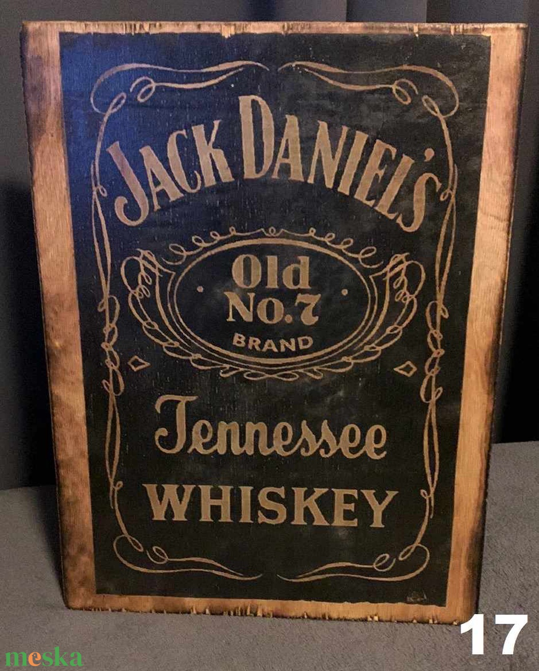 Jack Daniels fakép - otthon & életmód - dekoráció - dísztárgy - Meska.hu