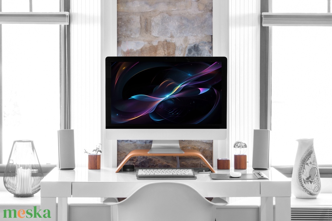 2023 iMac Desktop Wallpaper - Háttérkép - Nyomtatható kép - NOCTURNAL Artwork - Űr - Galaxis - 4K - 002 - művészet - grafika & illusztráció - digitális - Meska.hu