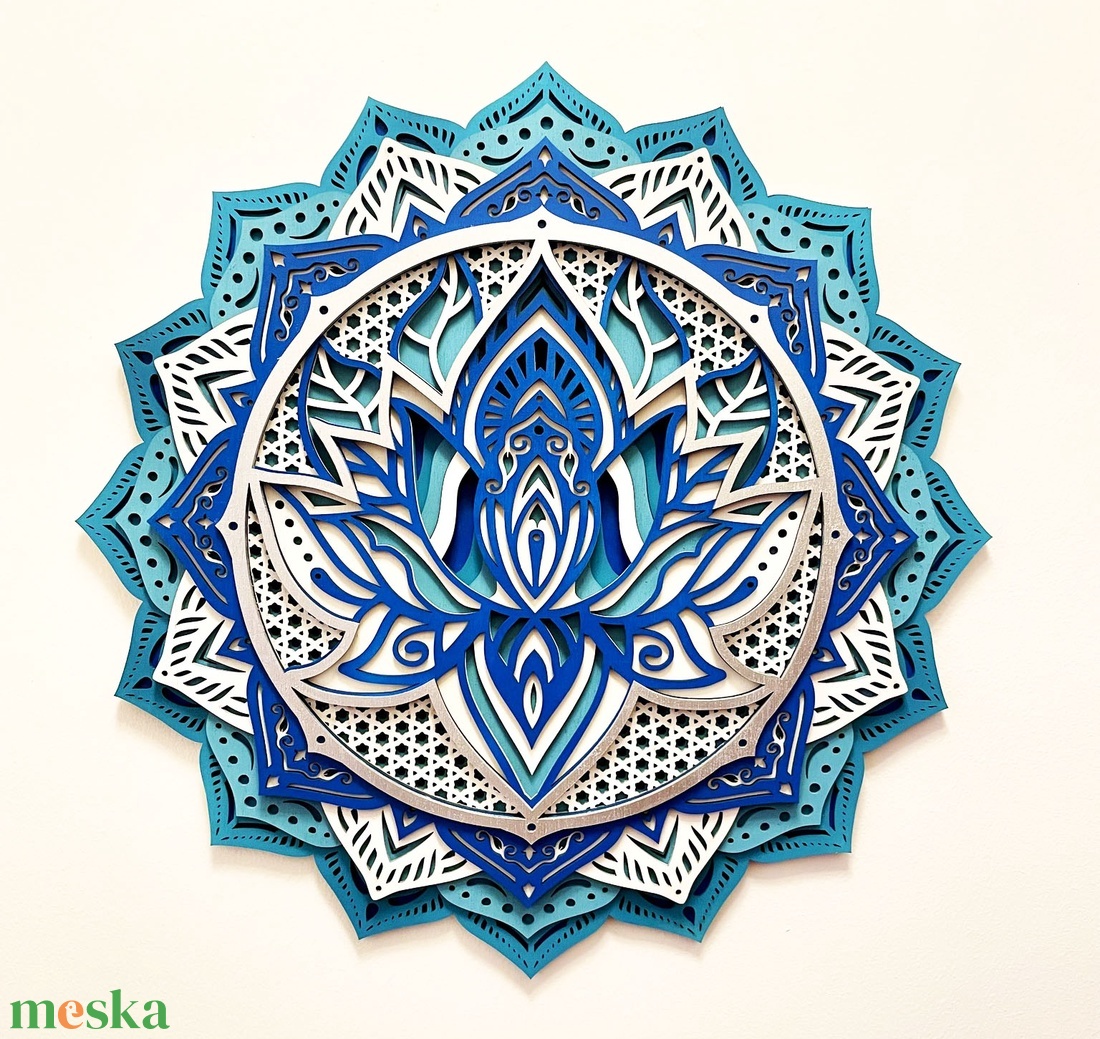 Lotus mandala - otthon & lakás - dekoráció - spiritualitás - mandala - Meska.hu