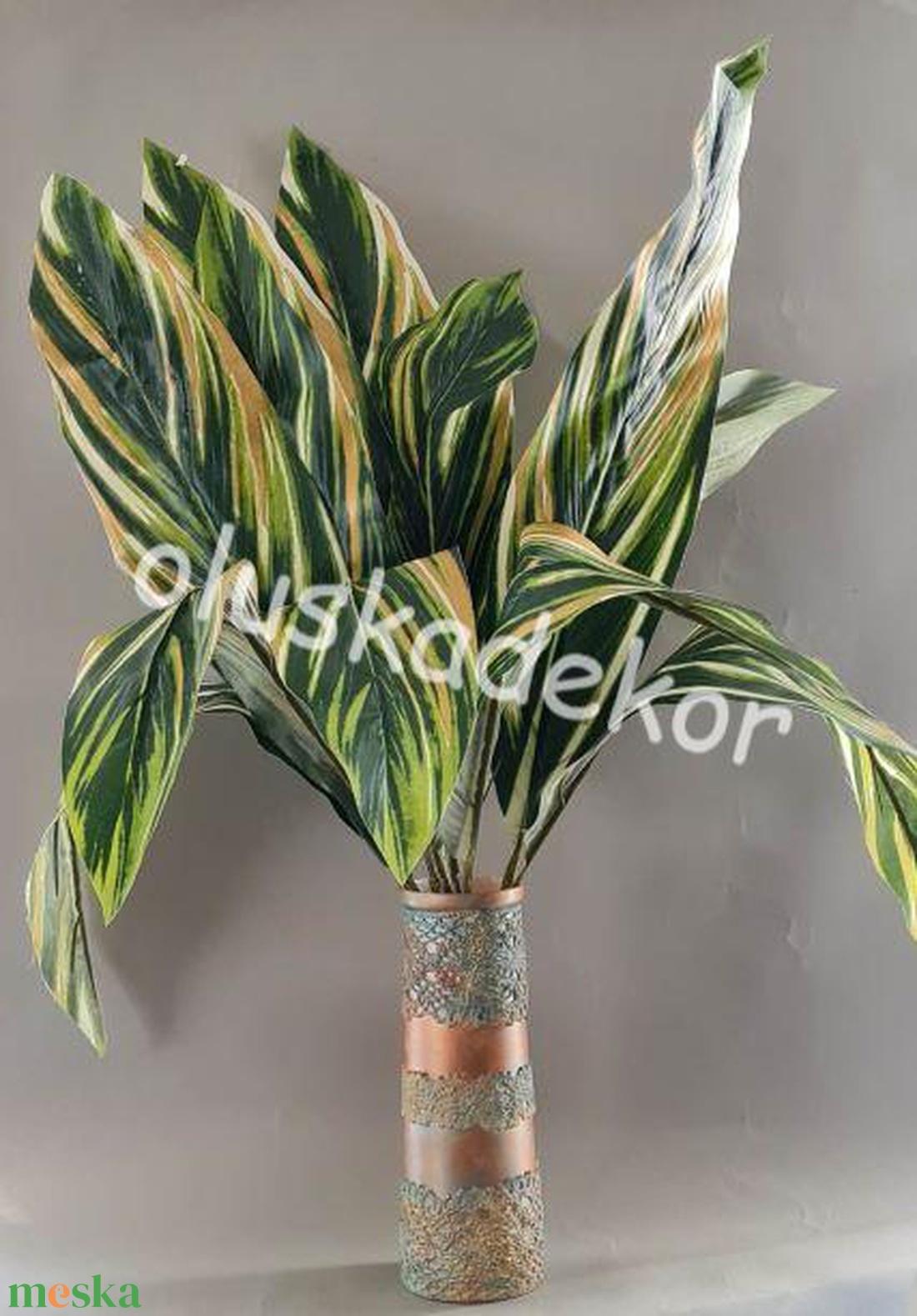 ASPIDISTRA - bokros, 12 leveles 62cm - kellékek & szerszámok - dekorációs kellékek - egyéb kellékek - Meska.hu