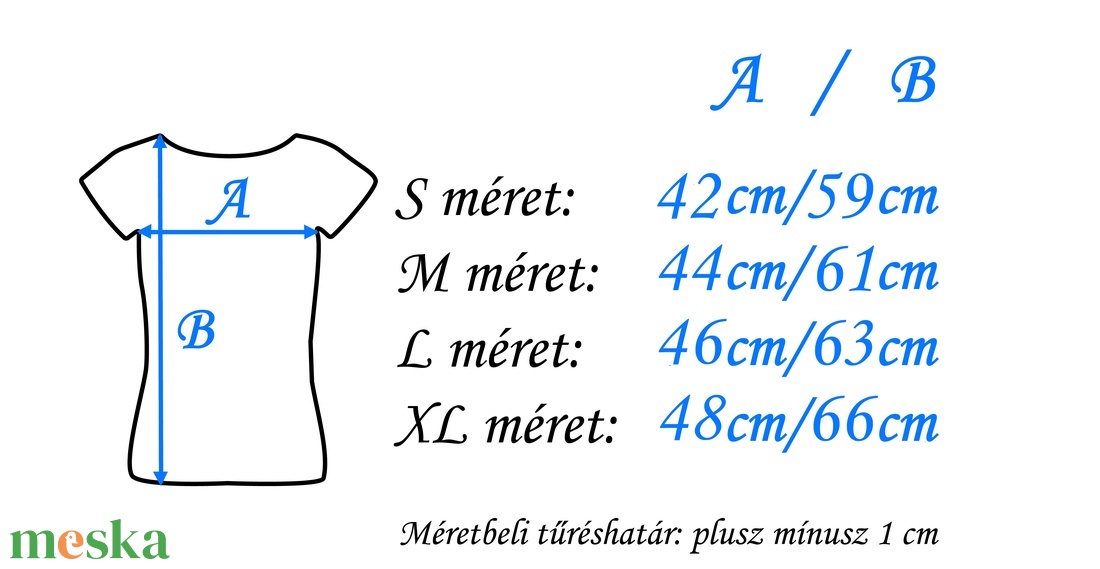 Hímzett kék madárkás fekete matyó póló - ruha & divat - női ruha - póló, felső - Meska.hu