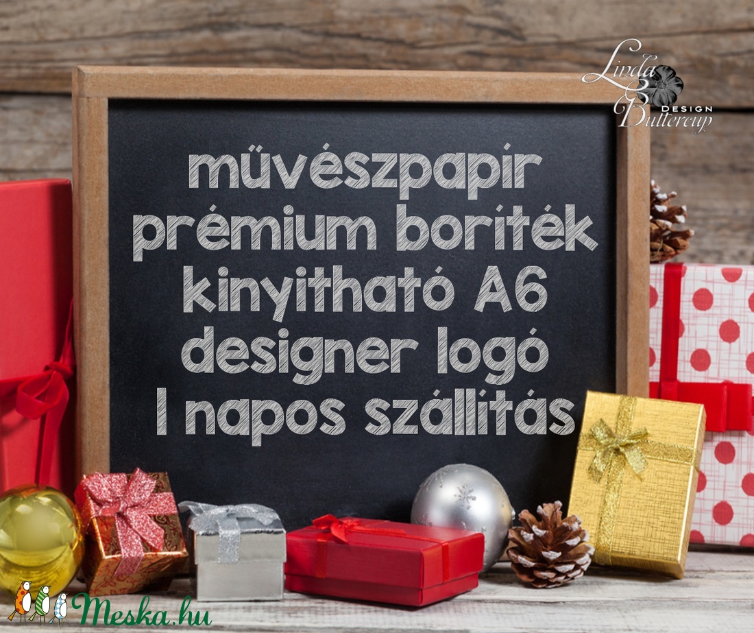 Karácsonyi Képeslap, Vintage karácsony, Állatos, Adventi üdvözlőlap, Ünnepi lap, hó, klasszikus, medve, róka, szarvas - otthon & életmód - papír írószer - képeslap & levélpapír - Meska.hu