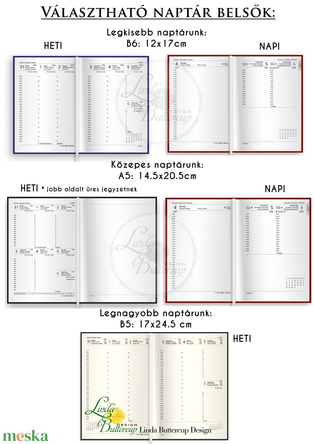 Naptár, kalendár, zsebnaptár, Egyedi naptár, határidőnapló, egyedi, Karácsonyi ajándék, névreszóló - otthon & életmód - papír írószer - naptár & tervező - Meska.hu