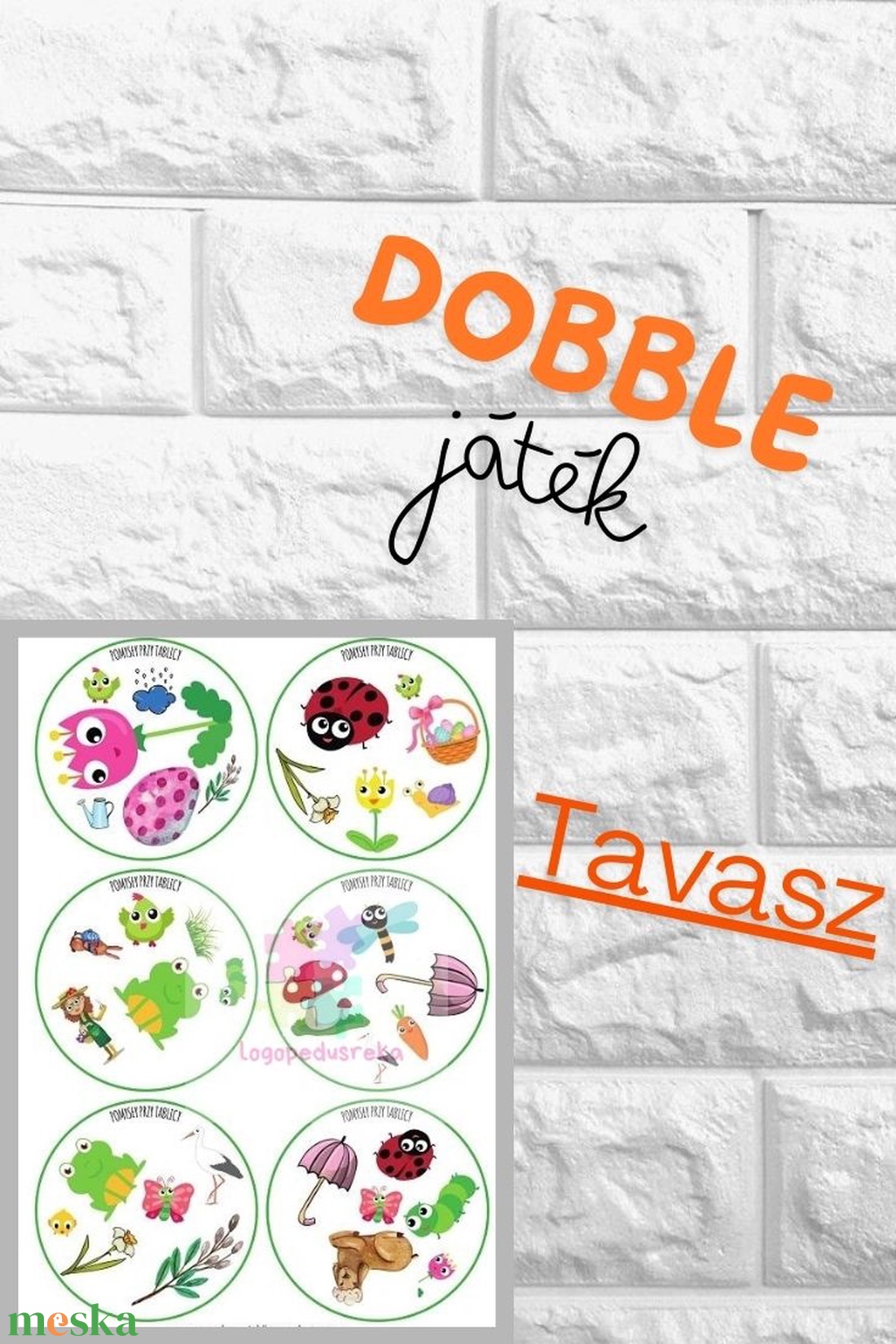 Dobble 2. - tavasz - művészet - grafika & illusztráció - digitális - Meska.hu