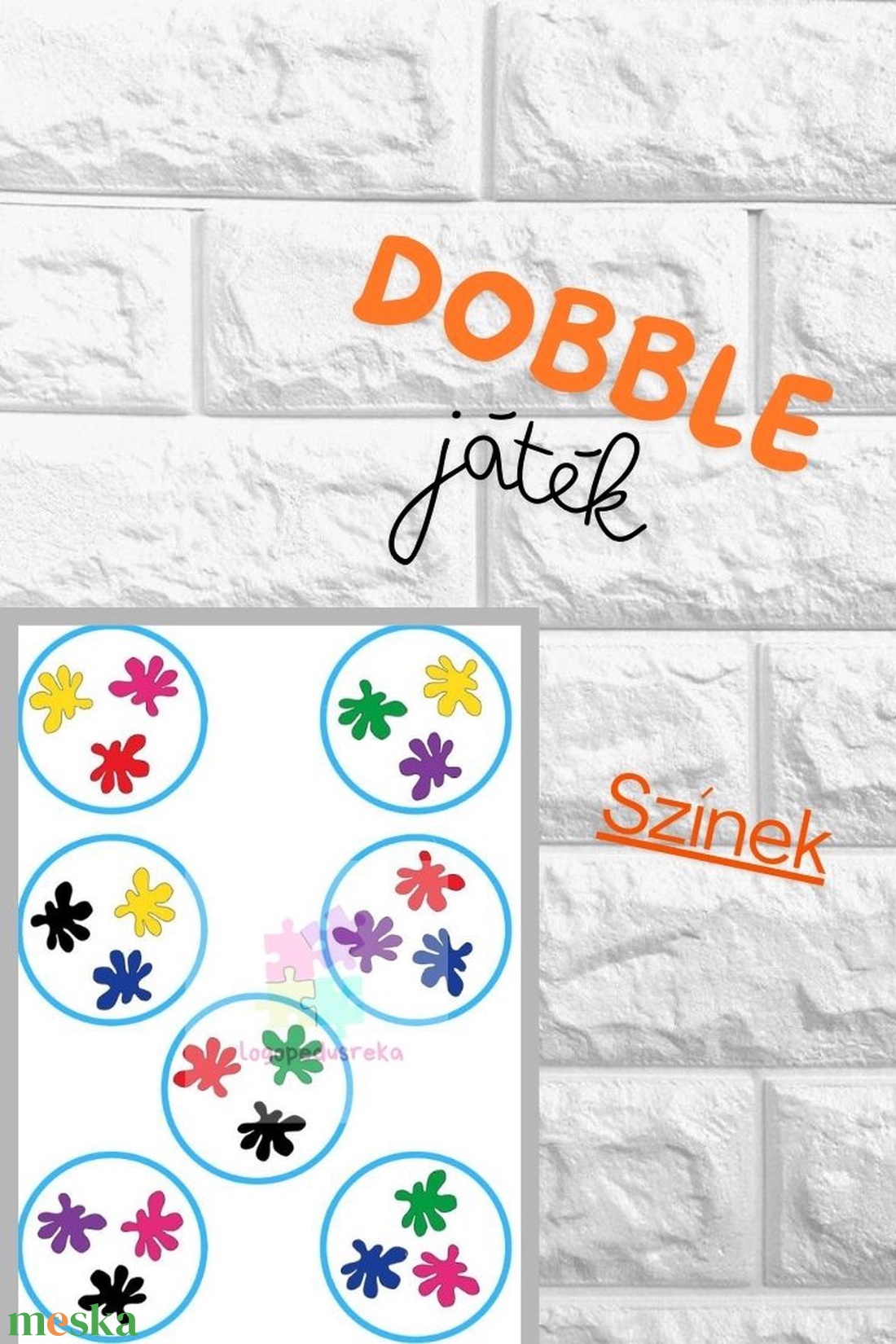 Dobble 5. - színek - művészet - grafika & illusztráció - digitális - Meska.hu