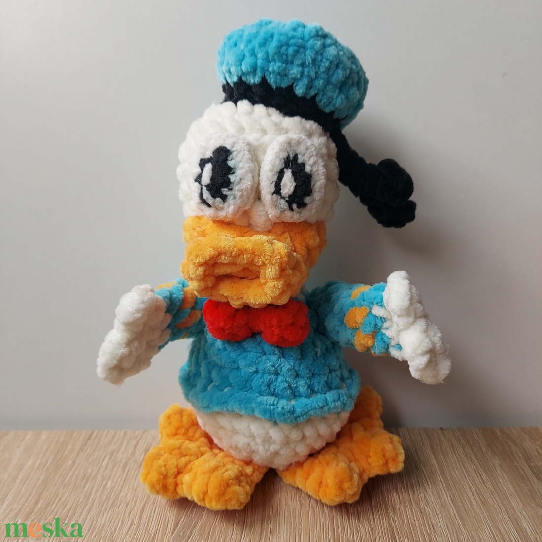 Horgolt plüss Donald Kacsa - Mese Figura- Amigurumi - játék & sport - plüssállat & játékfigura - más figura - Meska.hu