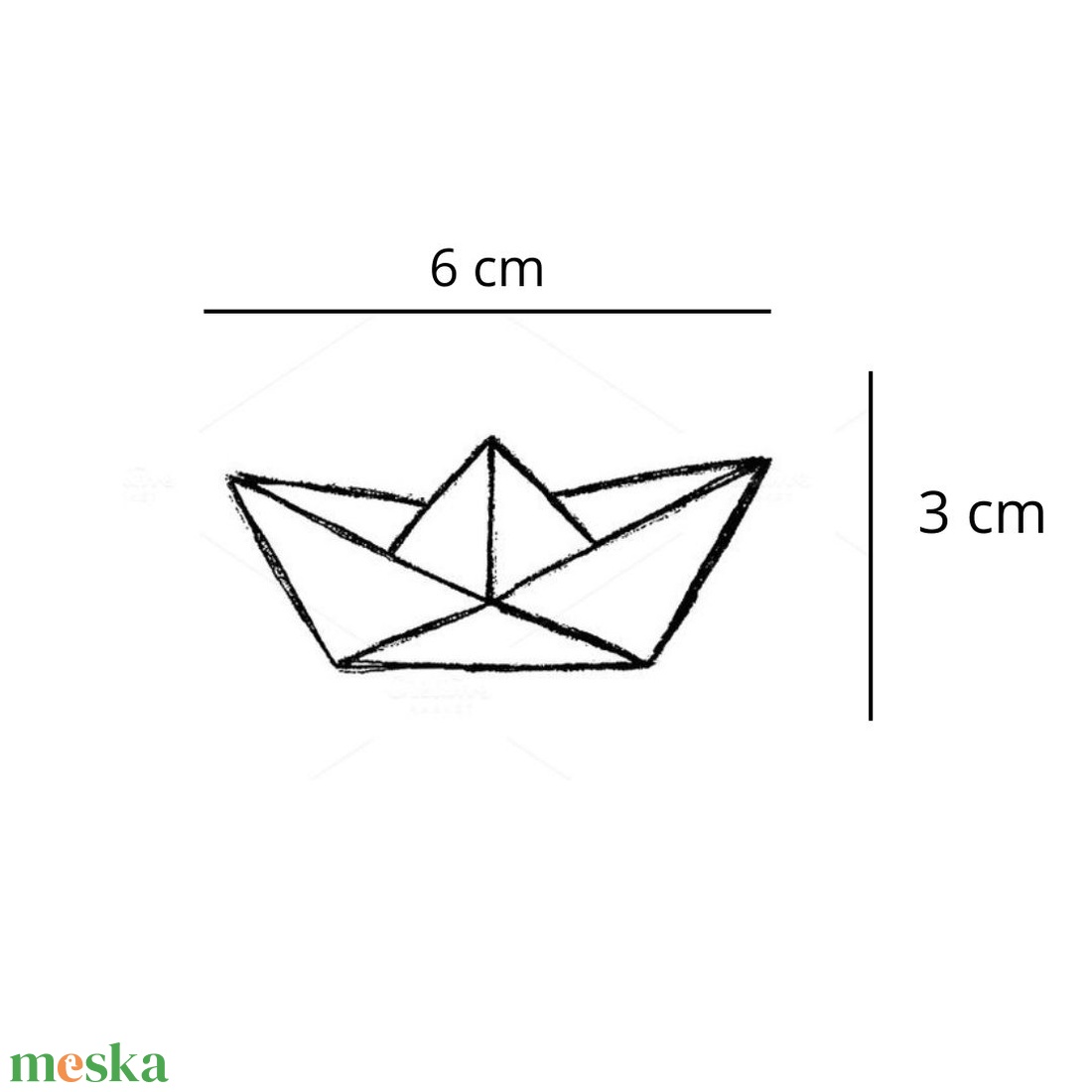 Felvasalható minta - Papírhajó - ruha & divat - női ruha - póló, felső - Meska.hu