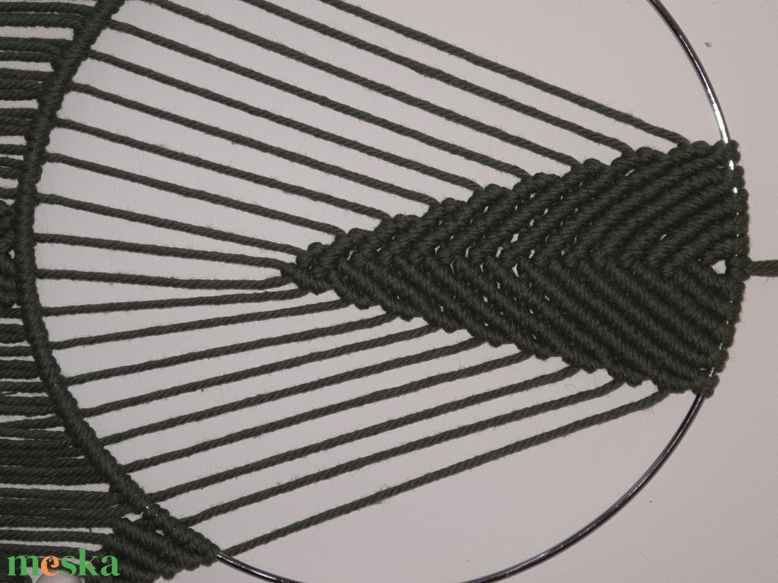 Makramé bohó falidísz - otthon & életmód - dekoráció - fali és függő dekoráció - falra akasztható dekor - Meska.hu