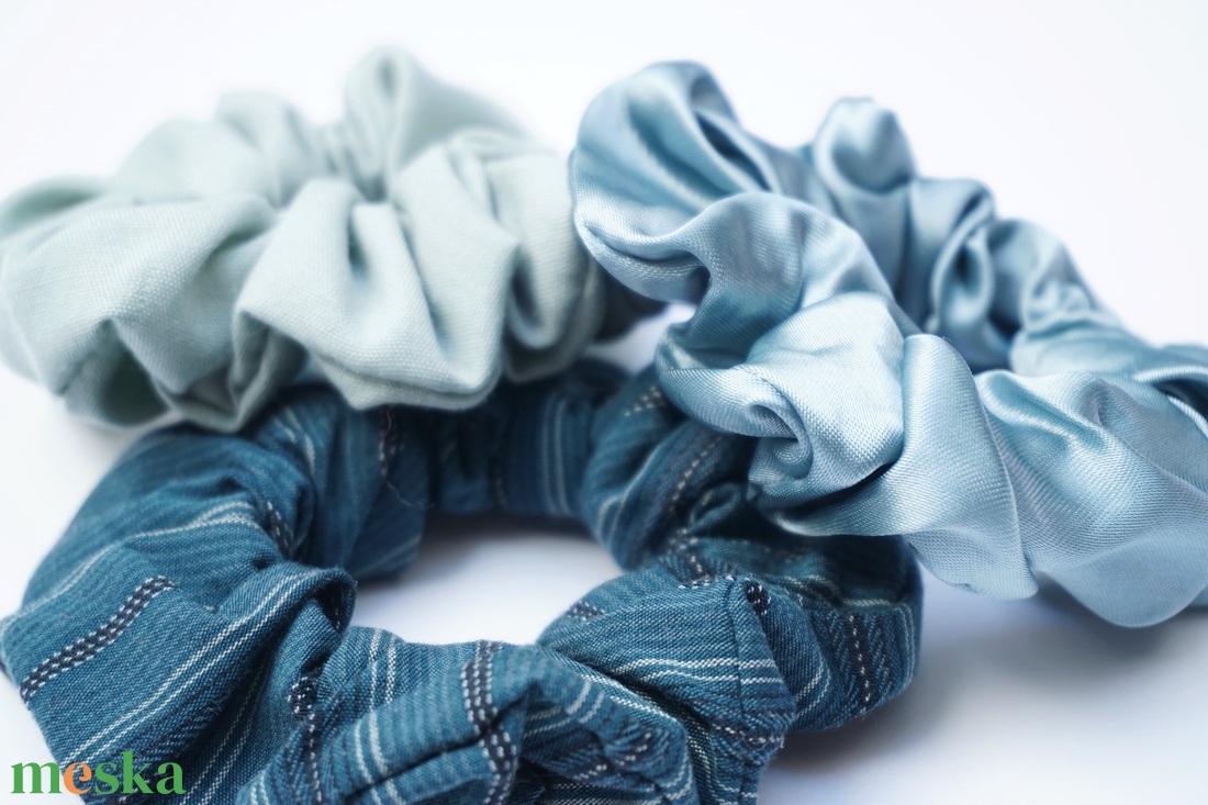 ZERO WASTE scrunchie hajgumik - pala - ruha & divat - hajdísz & hajcsat - hajgumi - Meska.hu