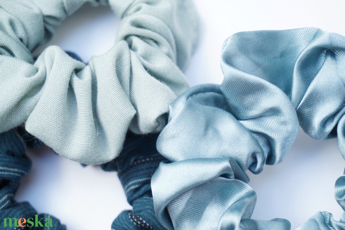 ZERO WASTE scrunchie hajgumik - pala - ruha & divat - hajdísz & hajcsat - hajgumi - Meska.hu