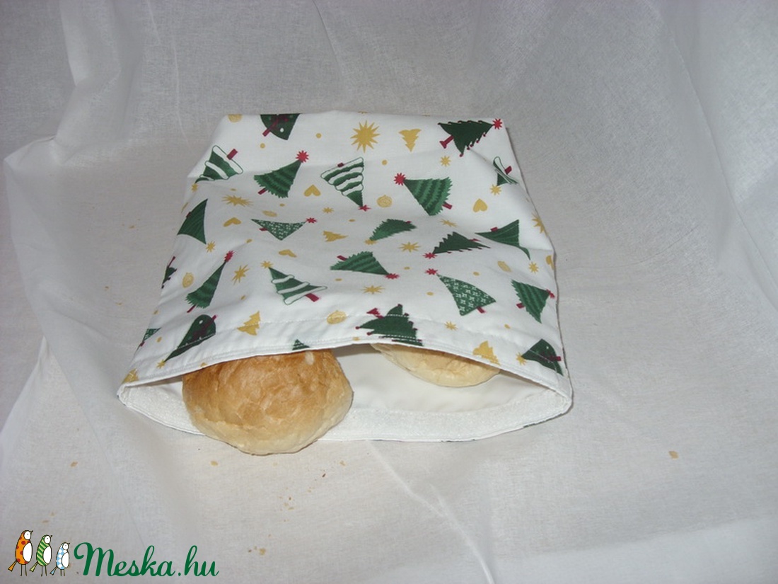 Uzsonnás, ebéd táska, zsák - sandwich bag - lunch bag, uzsonnás textil táska - kids bag - vízhatlan belső - táska & tok - uzsonna- & ebéd tartó - Meska.hu