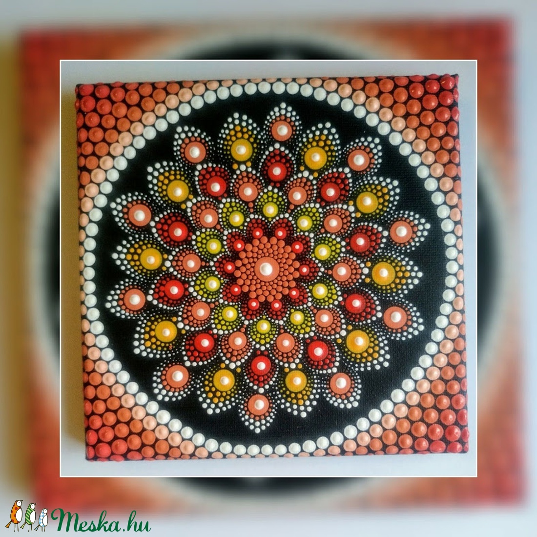 Mandala kép - Meska.hu