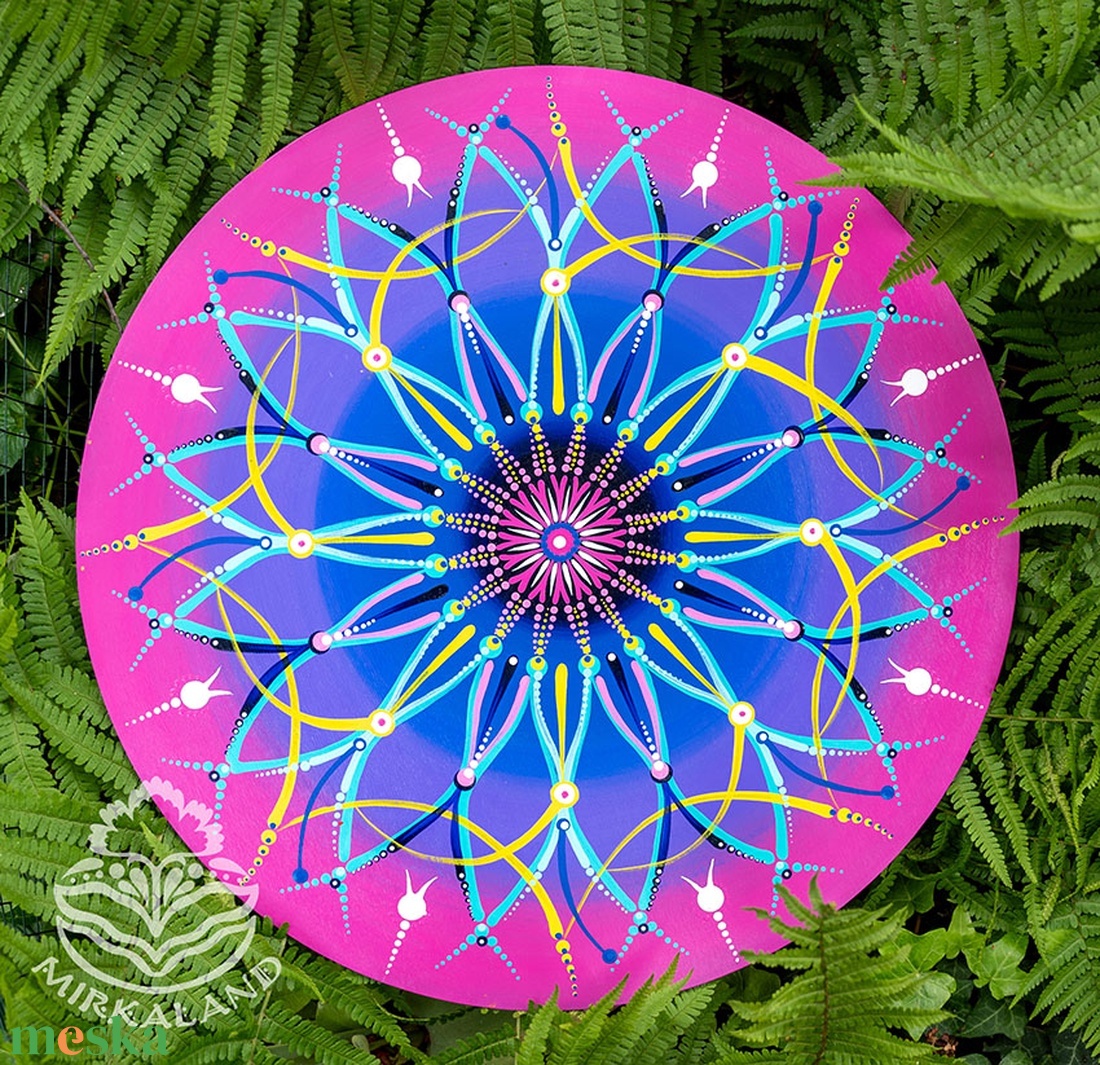 Pirkadat mandala  50 cm - otthon & életmód - dekoráció - spiritualitás - mandala - Meska.hu