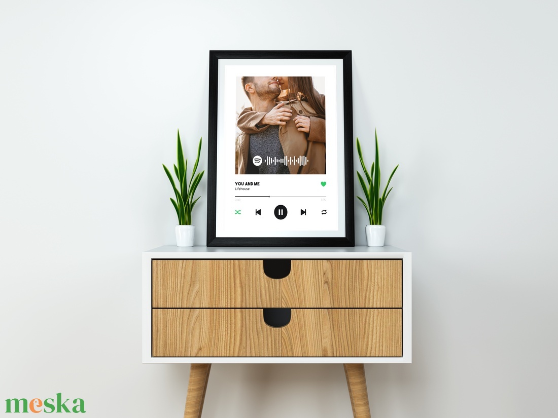 Személyre szabható Spotify emlékkép - Szkennelhető - művészet - grafika & illusztráció - digitális - Meska.hu