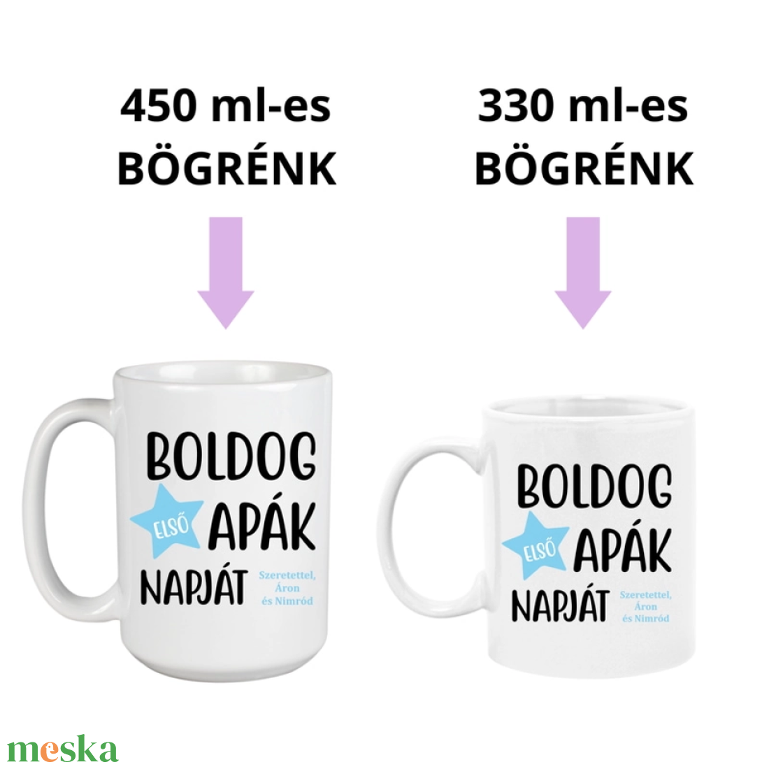 Boldog első Apák napját!  egyedi Apák napi bögre - otthon & életmód - konyhafelszerelés, tálalás - tálalás - bögre & csésze - Meska.hu