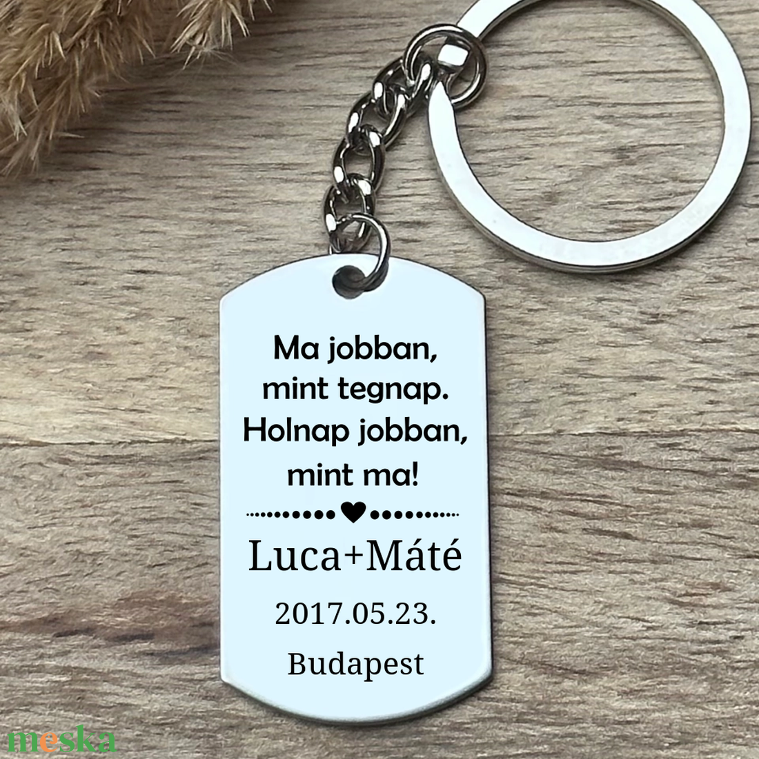 Évforduló ajándék - Ma jobban kulcstartó - táska & tok - kulcstartó & táskadísz - kulcstartó - Meska.hu