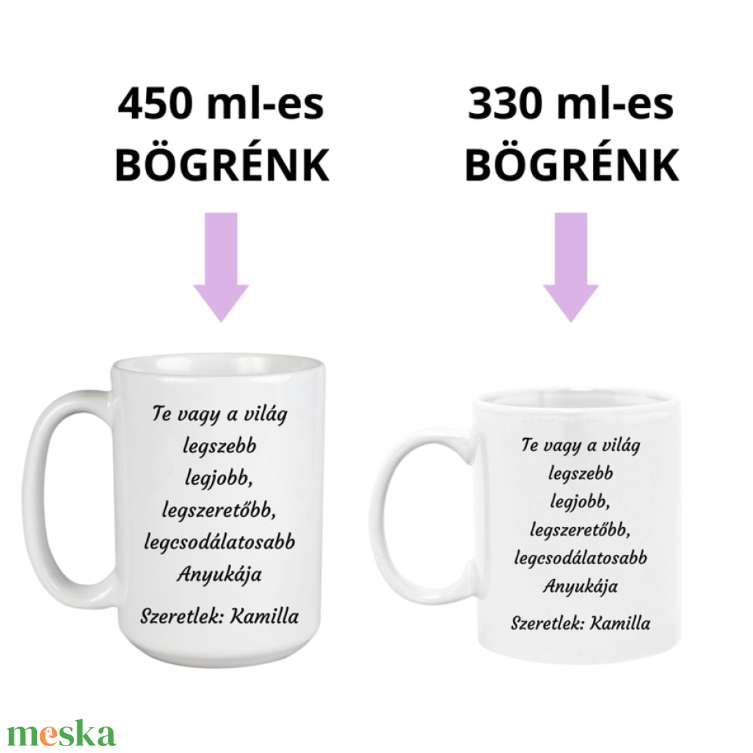 Különleges anyák napi ajándék, 2 oldalas fényképes bögre - otthon & lakás - konyhafelszerelés, tálalás - tálalás - bögre & csésze - Meska.hu