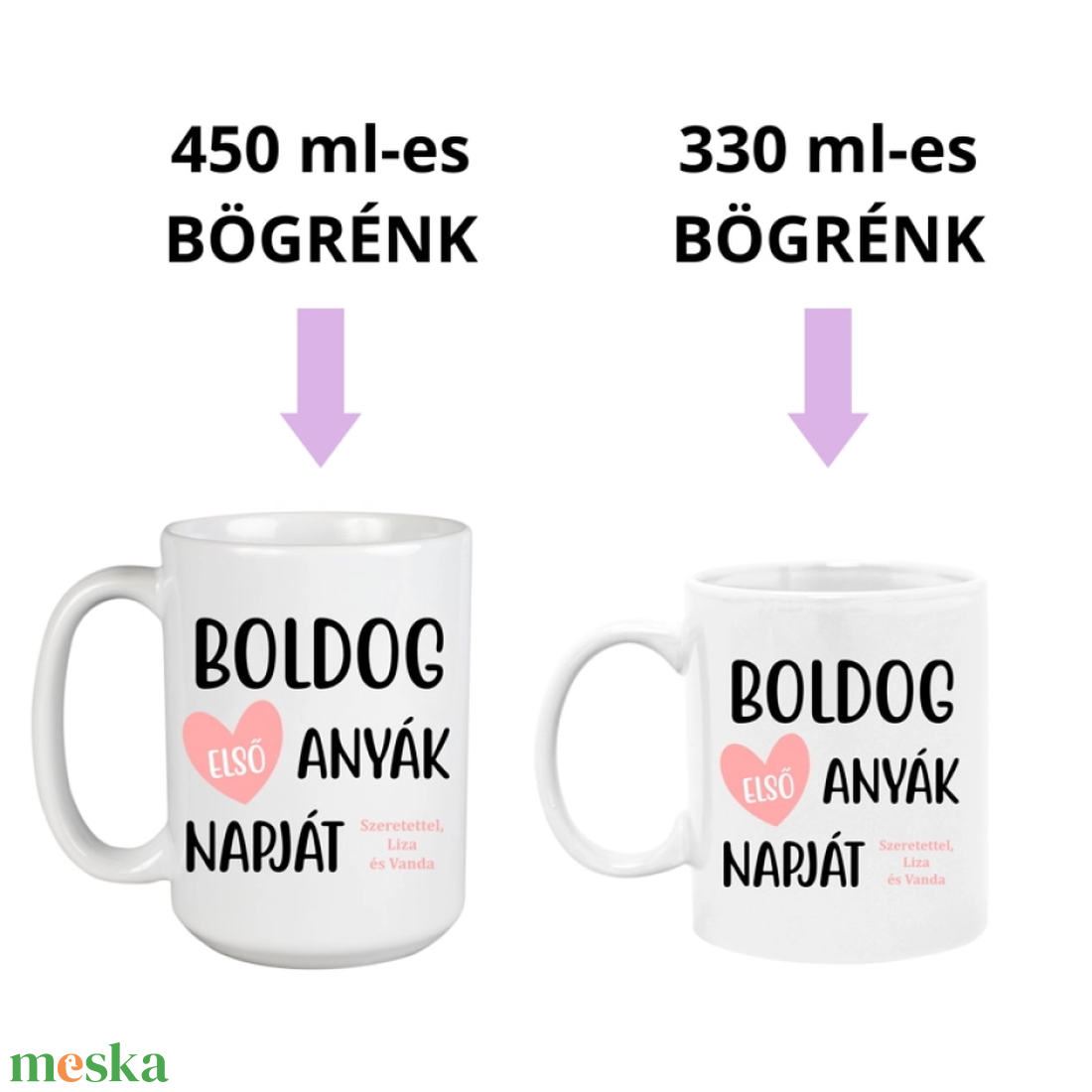 Boldog első Anyák napját!  egyedi Anyák napi bögre - otthon & lakás - konyhafelszerelés, tálalás - tálalás - bögre & csésze - Meska.hu