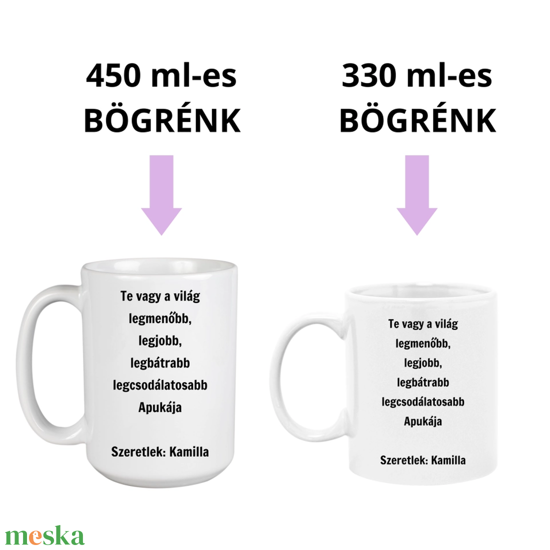 2 oldalas bögre édesapáknak, saját fényképpel - otthon & életmód - konyhafelszerelés, tálalás - tálalás - bögre & csésze - Meska.hu