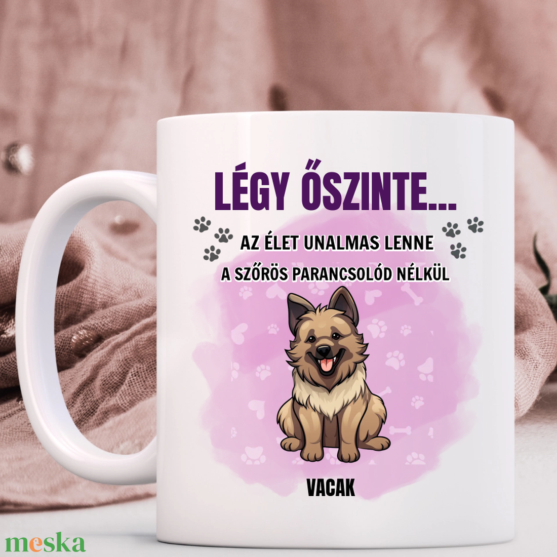 Légy őszinte, vicces állatos bögre - otthon & életmód - konyhafelszerelés, tálalás - tálalás - bögre & csésze - Meska.hu