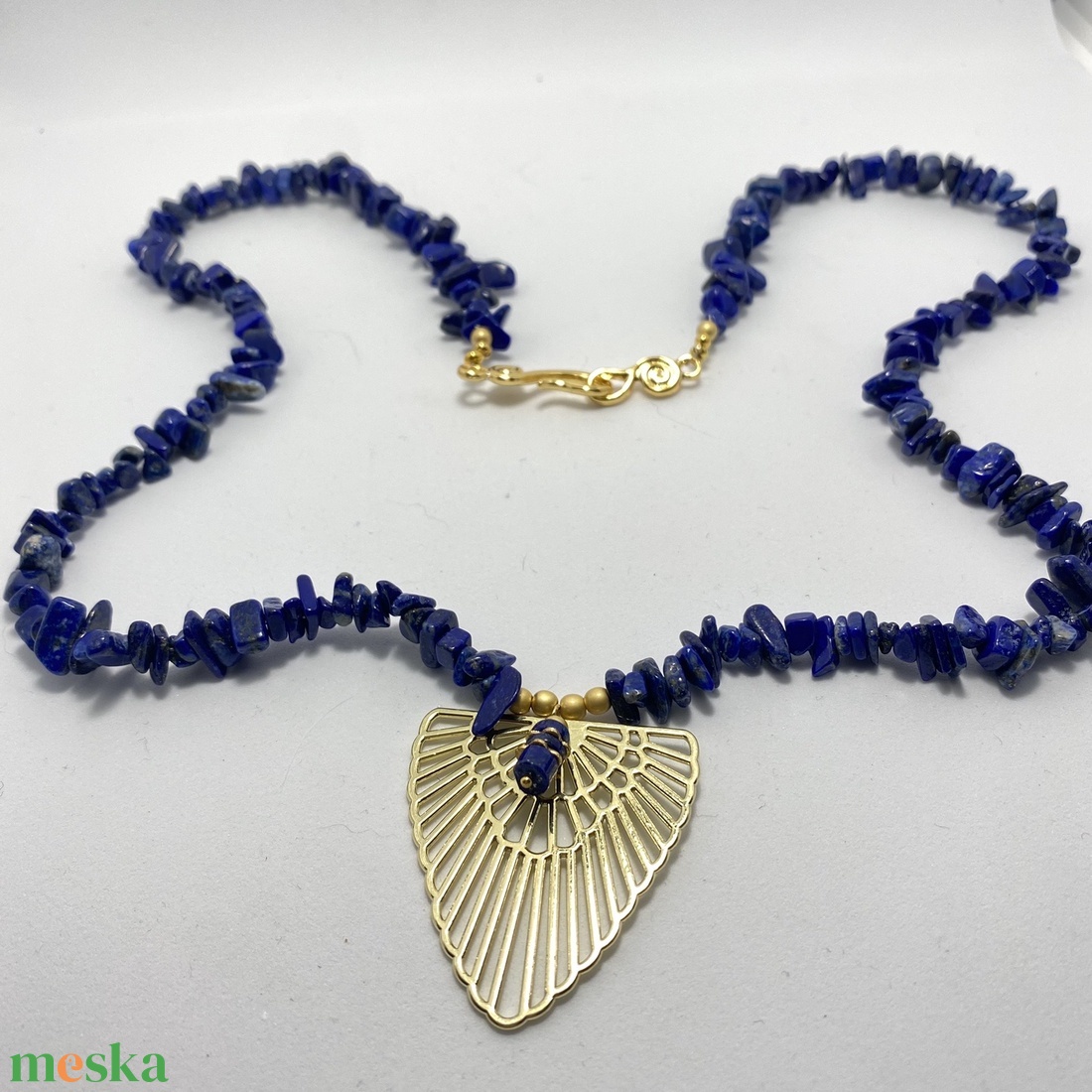 Art deco stílusú lapis lazuli ékszerszett - ékszer - ékszerszett - Meska.hu