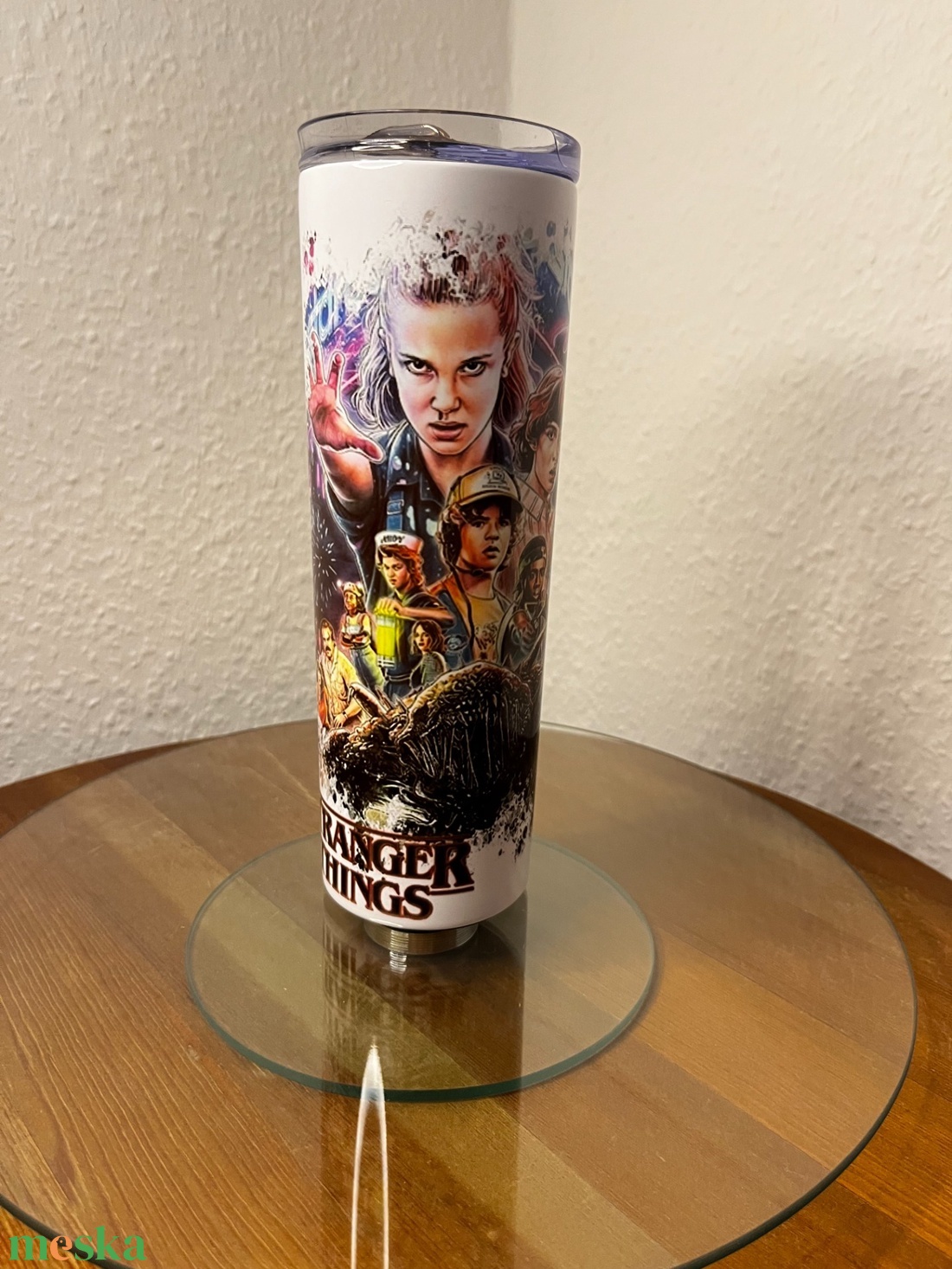 Stranger Things tumbler 600 ml - művészet - más művészeti ág - Meska.hu