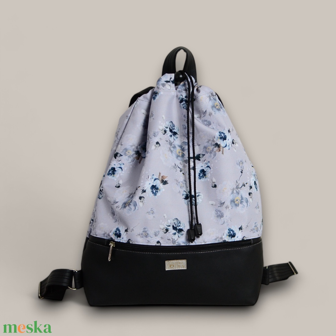 Női táska -gym bag - indigo - táska & tok - hátizsák - tornazsák, gymbag - Meska.hu