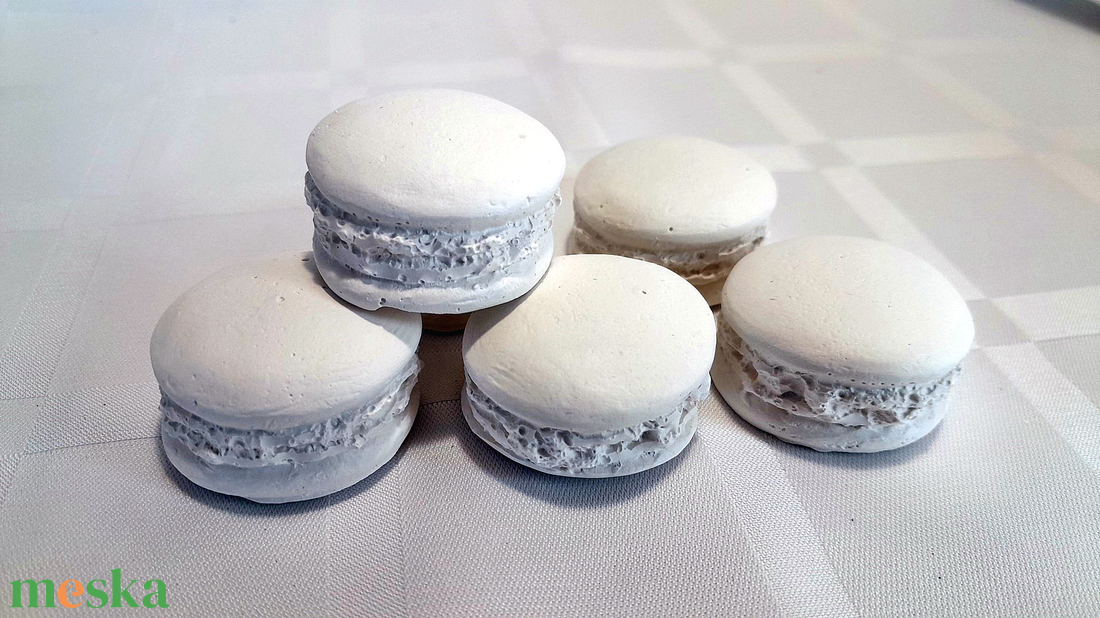 Karácsonyi gipsz macaron - natúr, festetlen - kellékek & szerszámok - dekorációs kellékek - egyéb kellékek - Meska.hu