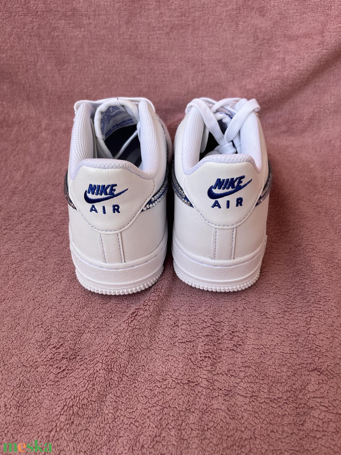 Strasszozott,Nike air force 1 cipő - esküvő - cipő és cipőklipsz - Meska.hu