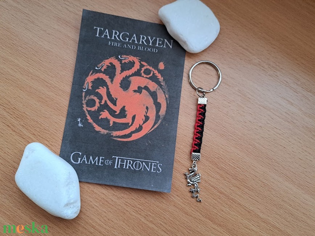 Trónok harca kulcstartó - Targaryen - táska & tok - kulcstartó & táskadísz - kulcstartó - Meska.hu