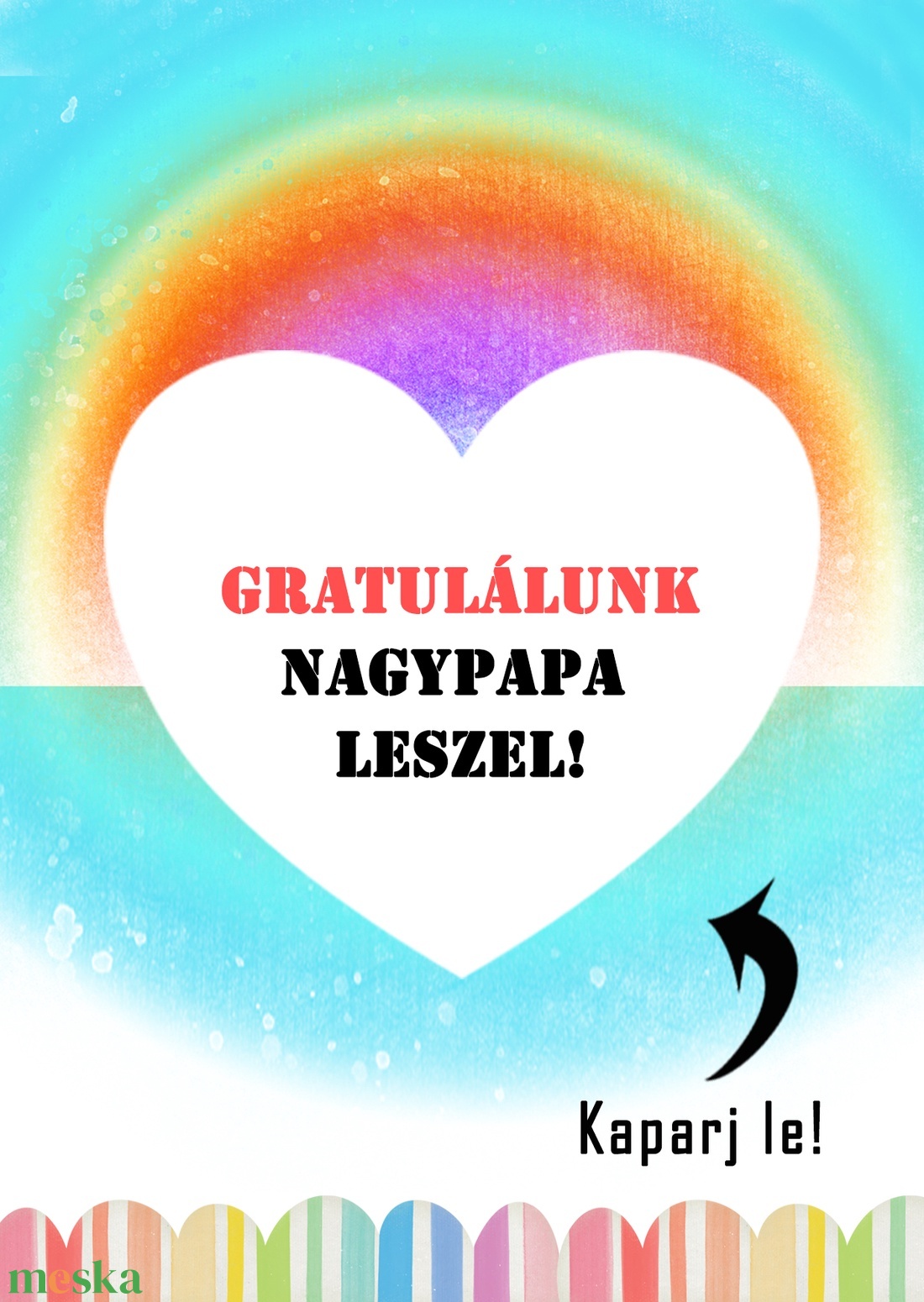 Kaparós sorsjegy egyedi felirat születésnapra, vicces ajándék Bejelentő - otthon & életmód - papír írószer - képeslap & levélpapír - Meska.hu