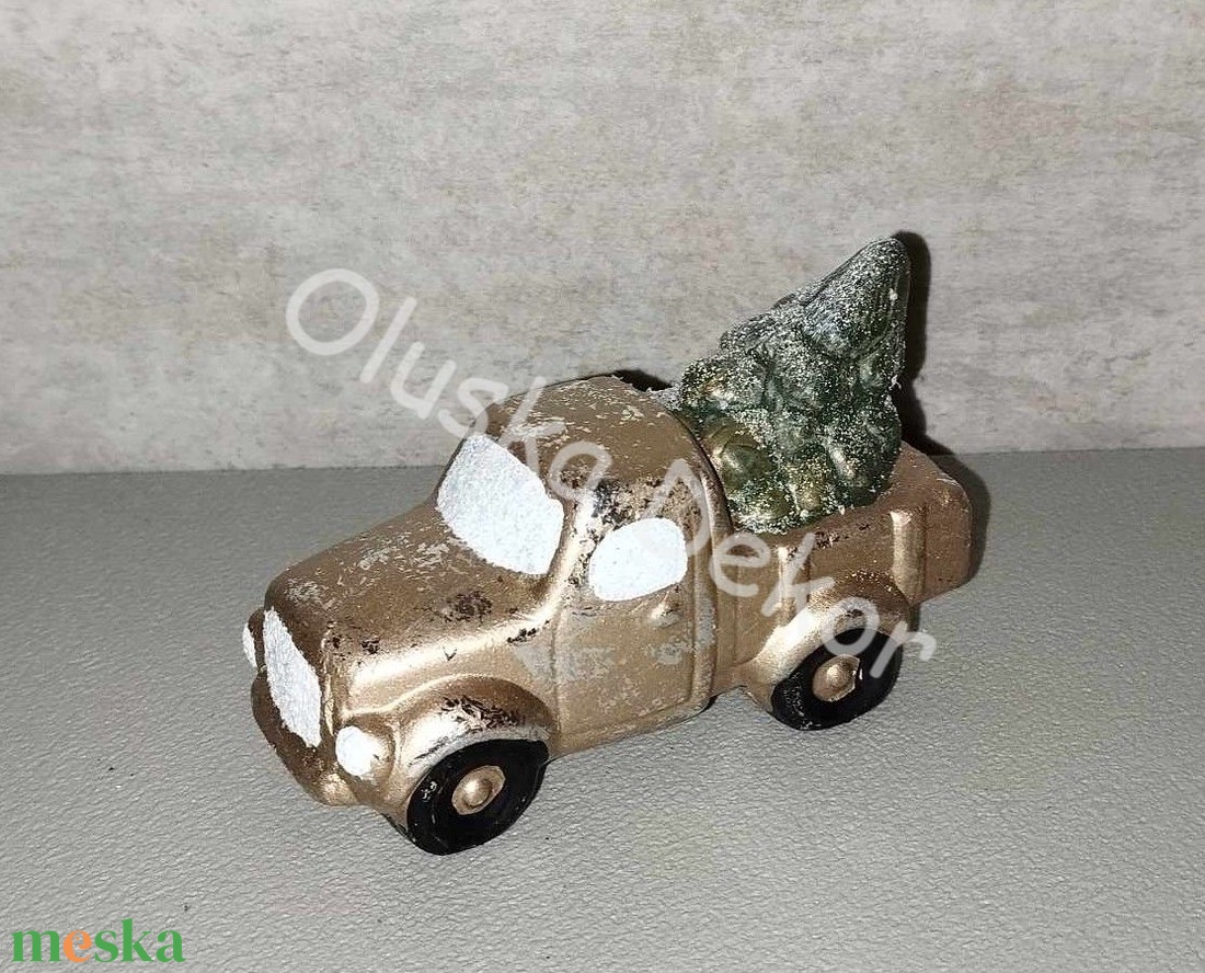 Kis autó, pick-up, VW bogárhátú - kellékek & szerszámok - dekorációs kellékek - egyéb kellékek - Meska.hu