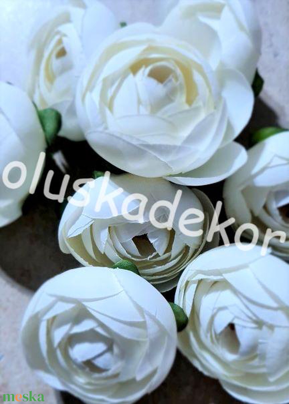 Ranunculus, boglárkafej, 5 cm - kellékek & szerszámok - dekorációs kellékek - egyéb kellékek - Meska.hu