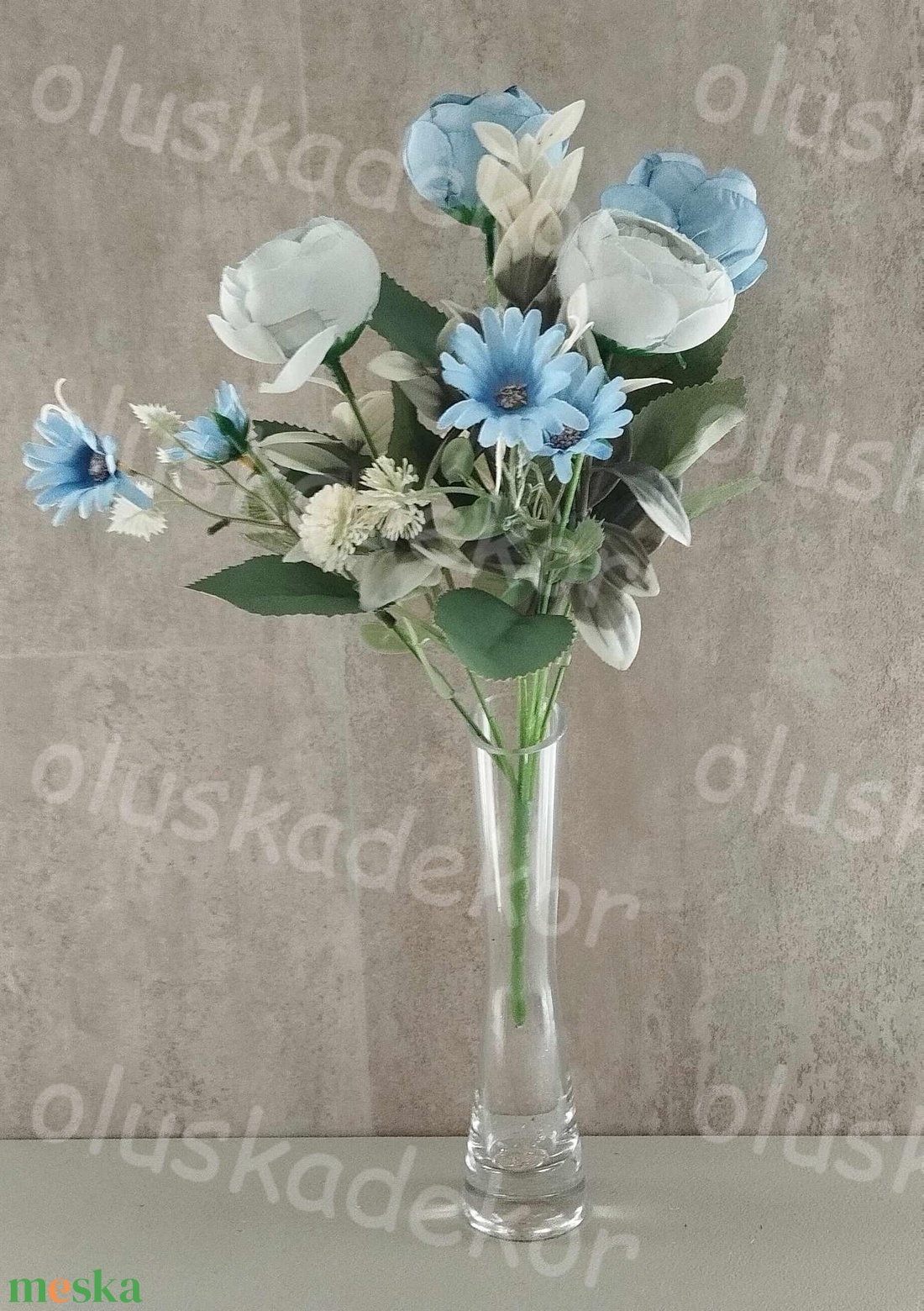 Peonycsokor kis virágokkal, 30cm - kellékek & szerszámok - dekorációs kellékek - egyéb kellékek - Meska.hu