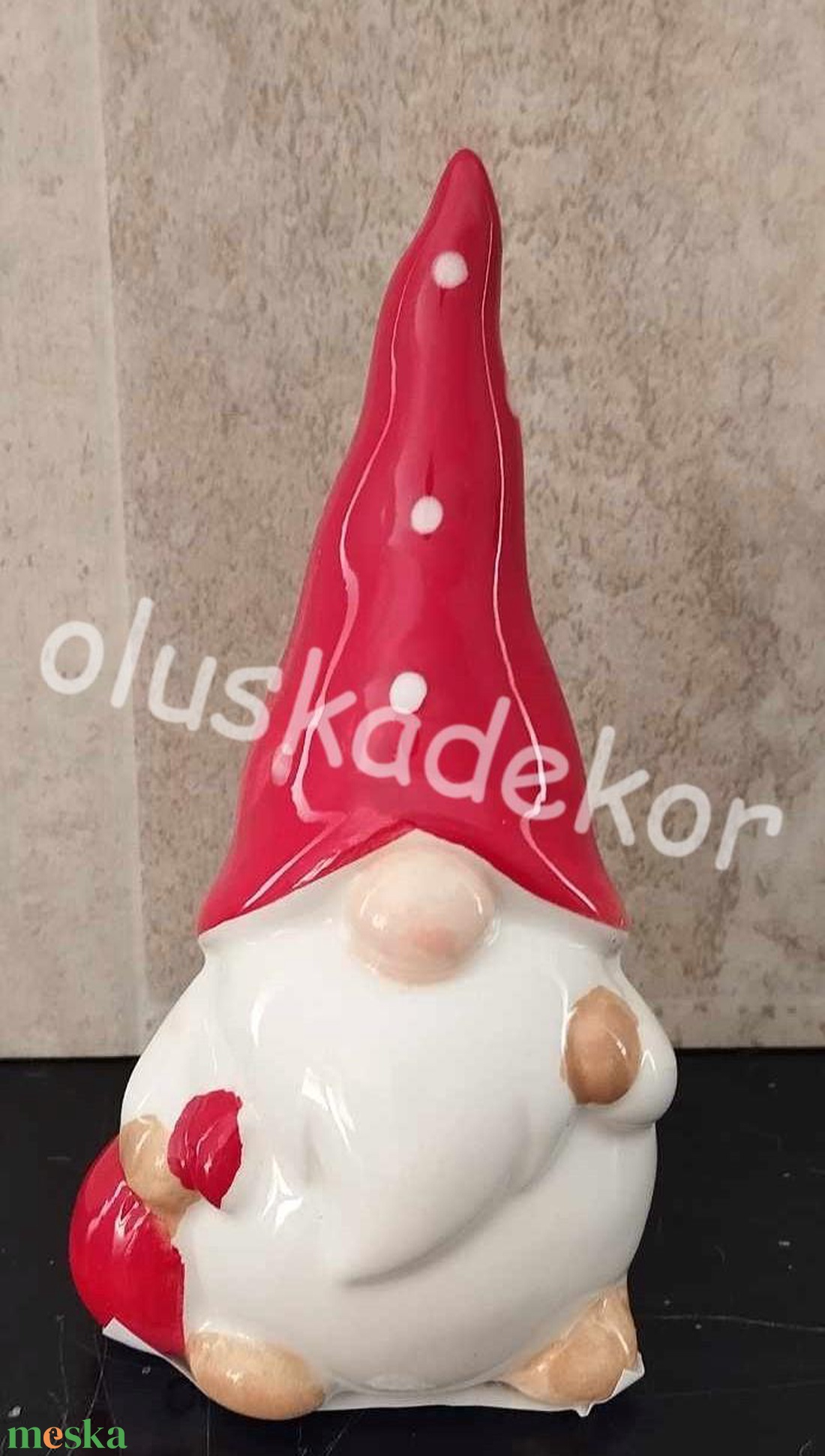 Porcelán manó, orrmanó 2 színben - kellékek & szerszámok - dekorációs kellékek - figurák - Meska.hu