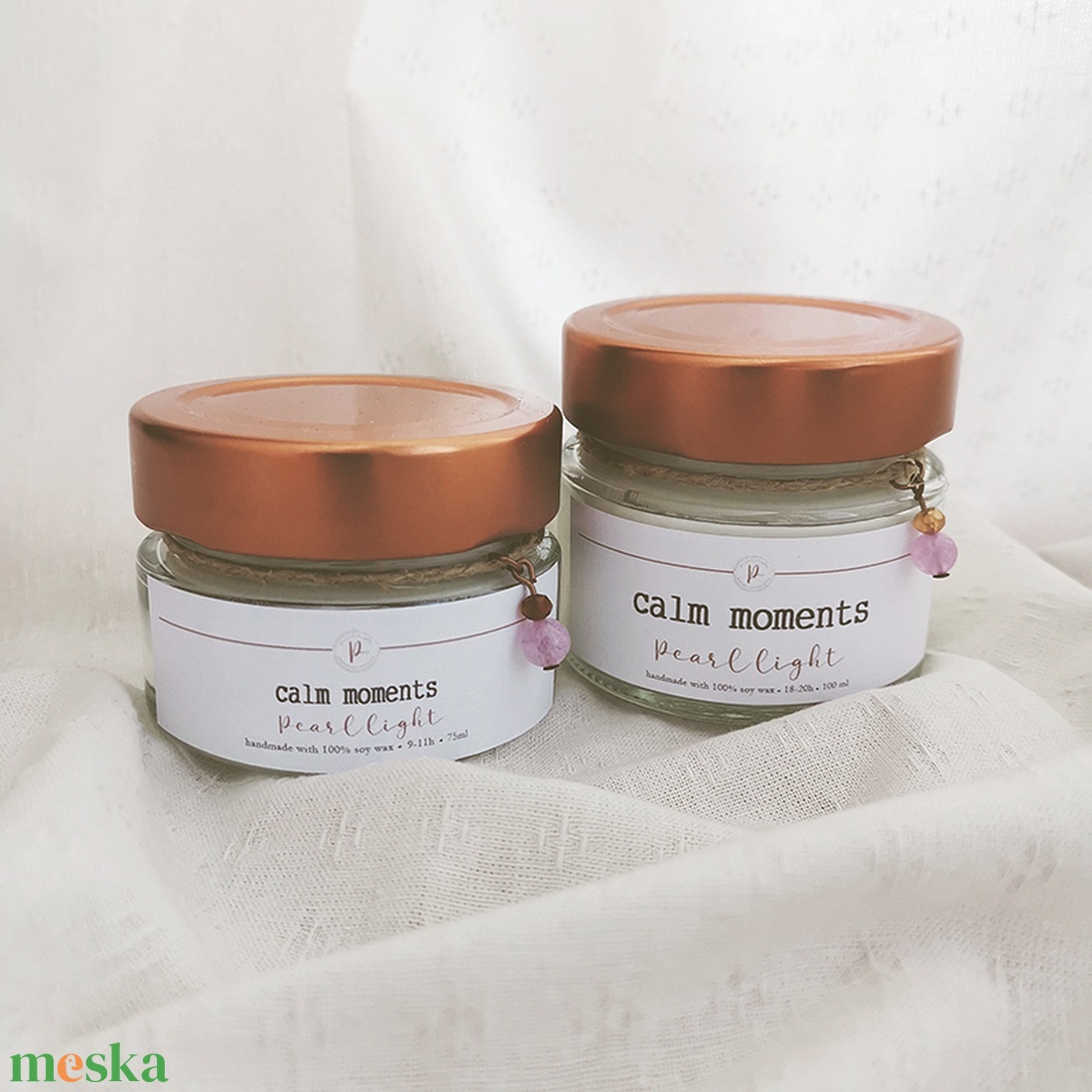 Calm Moments 100 ml - otthon & életmód - gyertya, illat, aroma - gyertya - Meska.hu