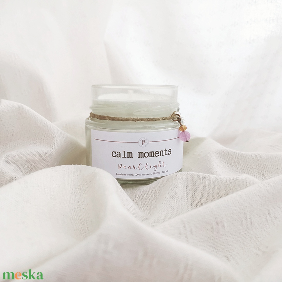 Calm Moments 100 ml - otthon & életmód - gyertya, illat, aroma - gyertya - Meska.hu