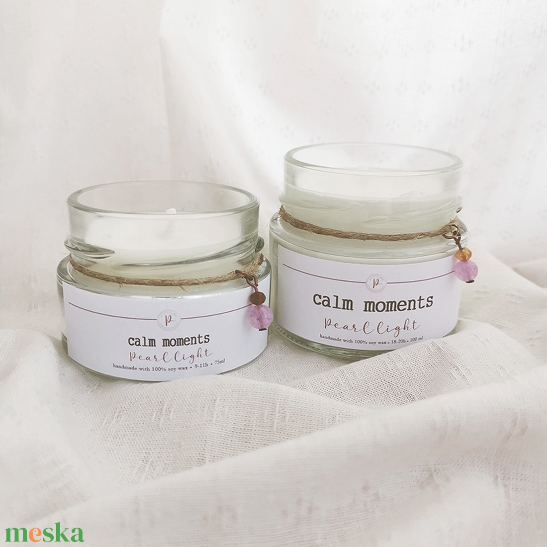 Calm Moments 100 ml - otthon & életmód - gyertya, illat, aroma - gyertya - Meska.hu