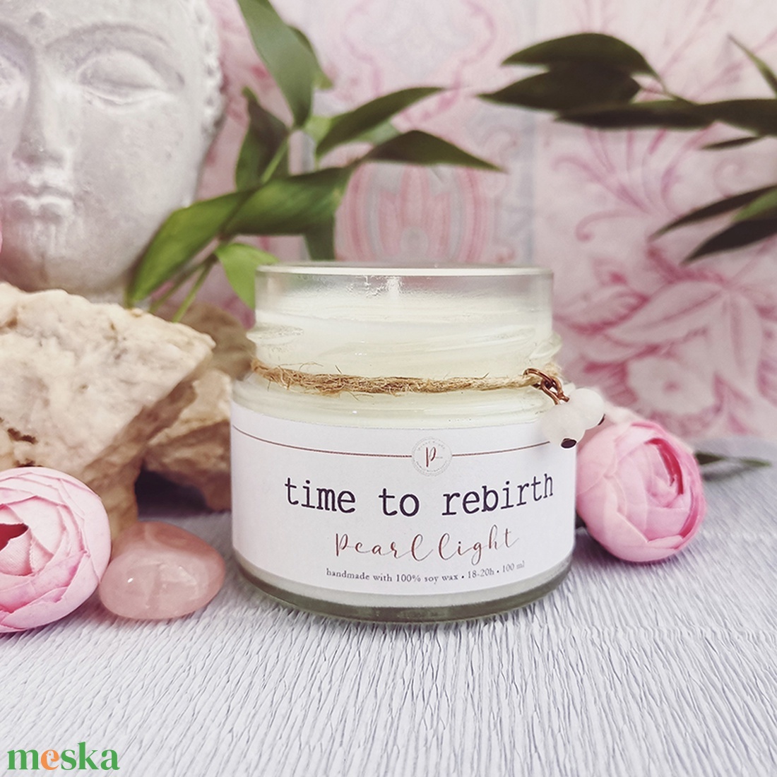 Time to Rebirth 100 ml - otthon & életmód - gyertya, illat, aroma - gyertya - Meska.hu