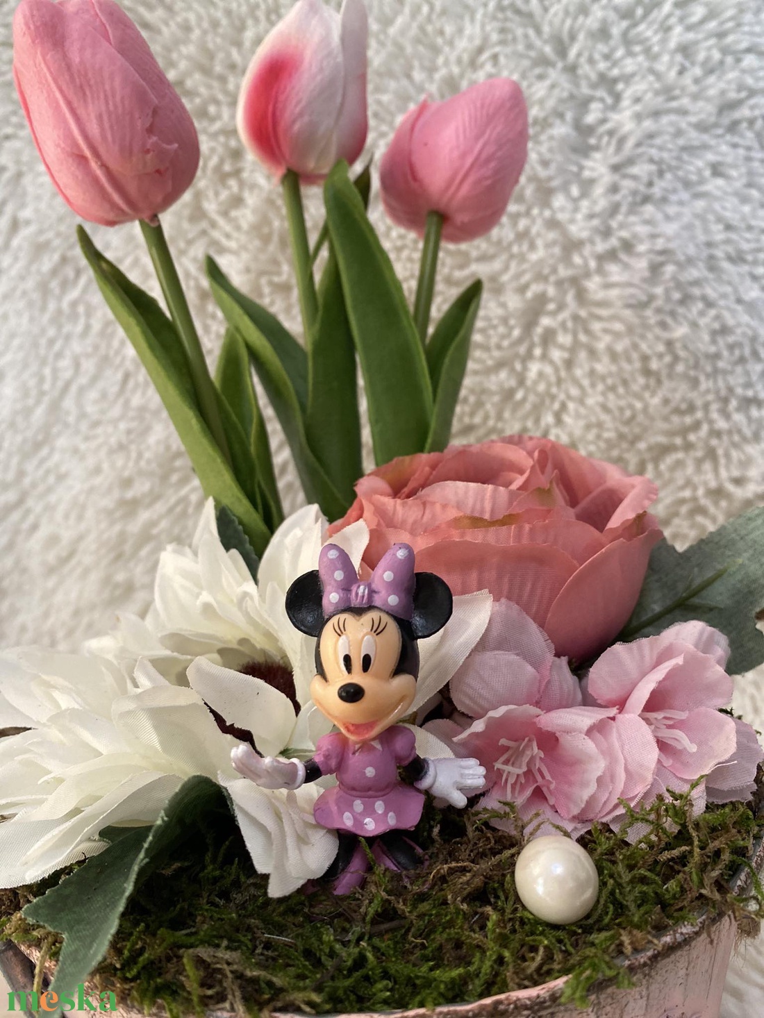  Disney Minnie  asztal disz  - otthon & lakás - dekoráció - virágdísz és tartó - virágtartó - Meska.hu