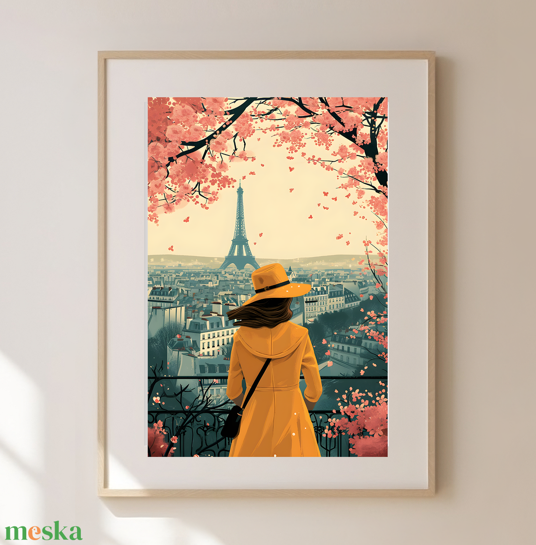 Párizs Varázsa a Falaidon: Travel Poster Falikép - otthon & lakás - dekoráció - kép & falikép - poszter - Meska.hu