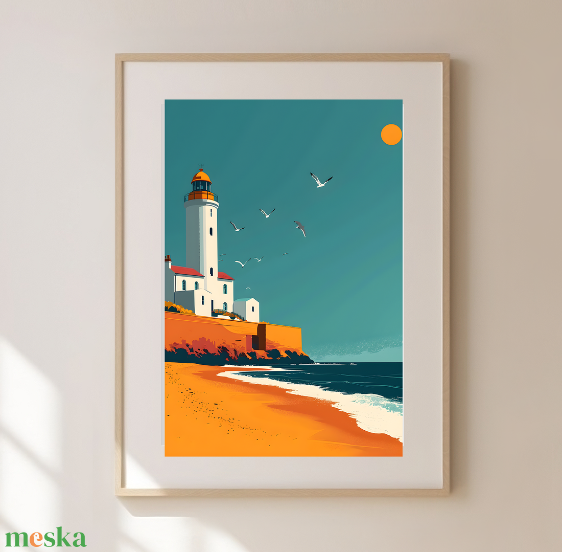 Ébredjen Brighton Varázsában: Travel Poster Falikép - otthon & életmód - dekoráció - kép & falikép - poszter - Meska.hu